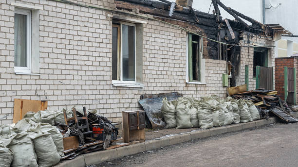 Professional Fire Damage Removal technician working in Snoqualmie Pass, WA